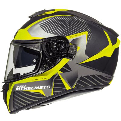 MT Helmets - BLADE2 SV BLASTER B4 MATT FLUOR YELLOW