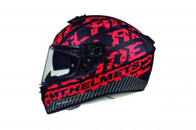 MT Helmets - BLADE 2 SV CHECK B5 MATT RED